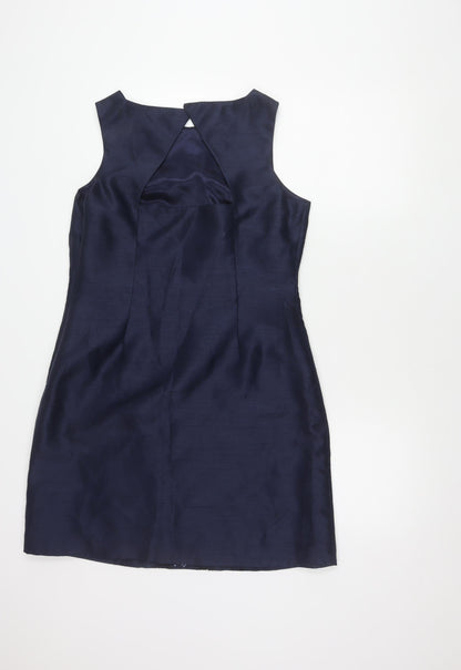 Monsoon Women's Blue Sleeveless Dress Size 14