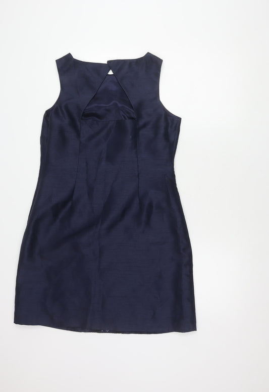 Monsoon Women's Blue Sleeveless Dress Size 14
