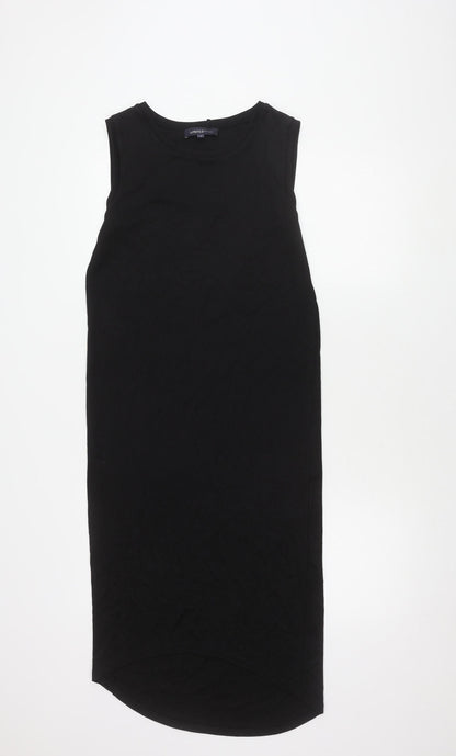 Marks and Spencer Black Sleeveless Dress, Size 8