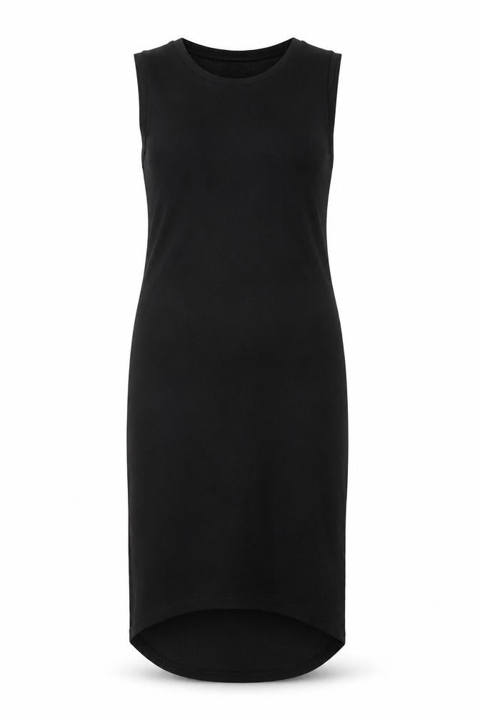 Marks and Spencer Black Sleeveless Dress, Size 8