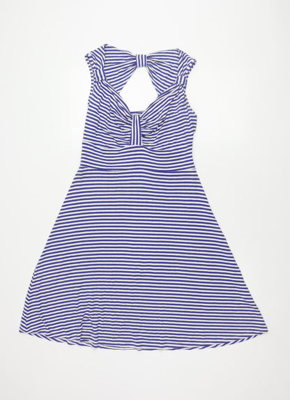 Pepperberry Women’s Multicoloured Striped A-Line Dress