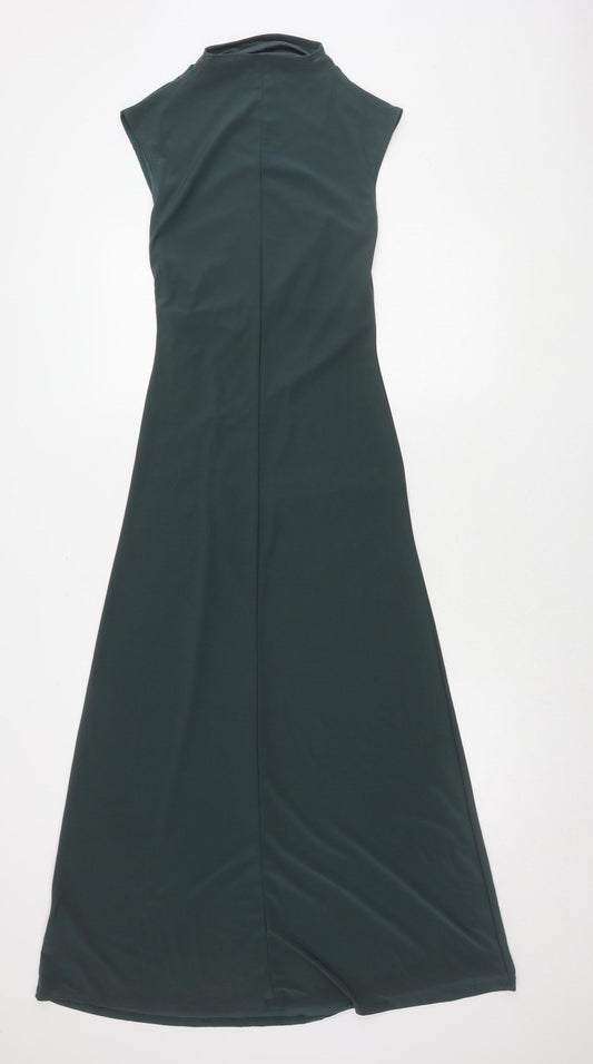 ASOS DESIGN Women's Green Long Dress Size 10