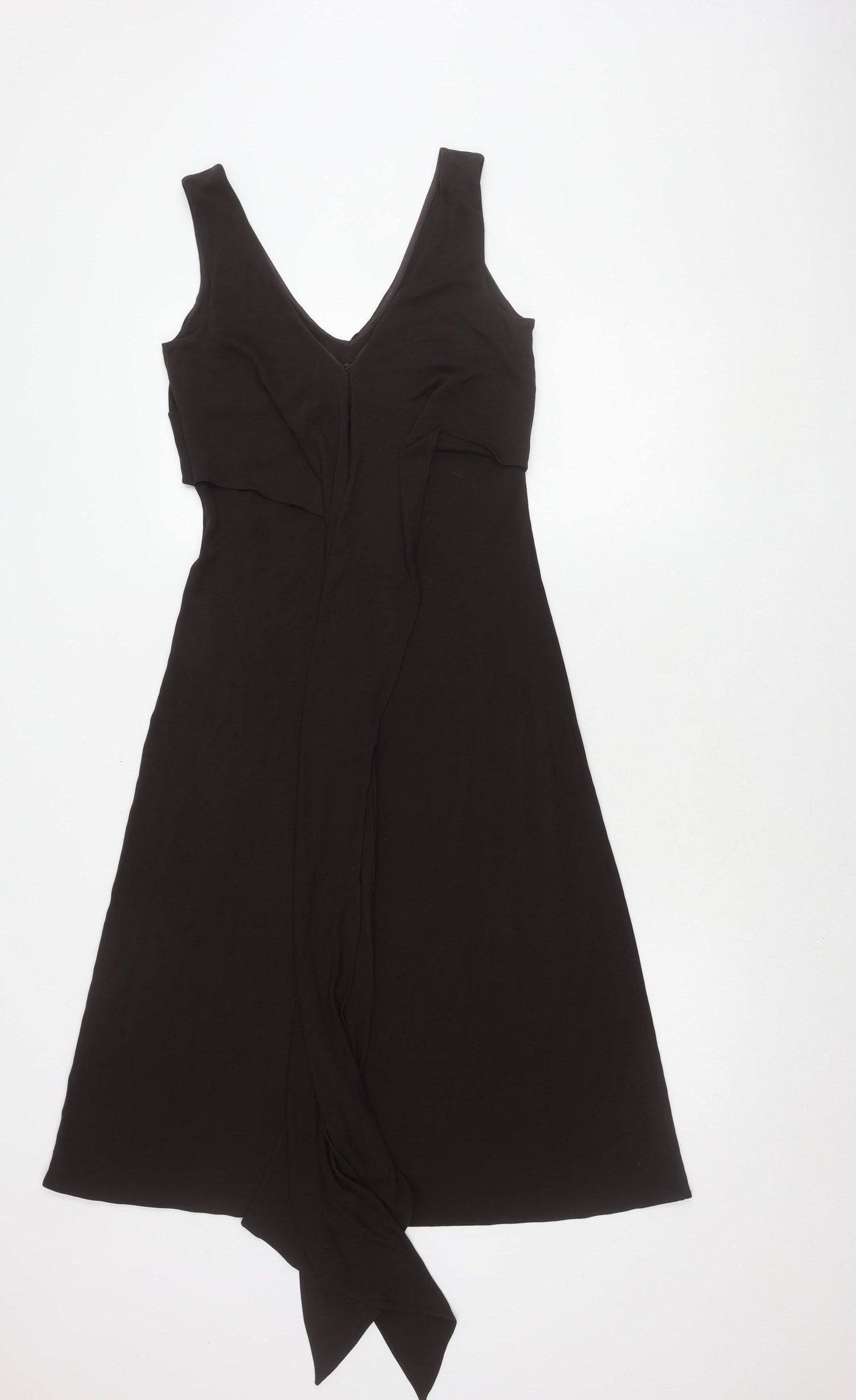Monsoon Black Women's Dress, Size 10, Sleeveless, V-Neck