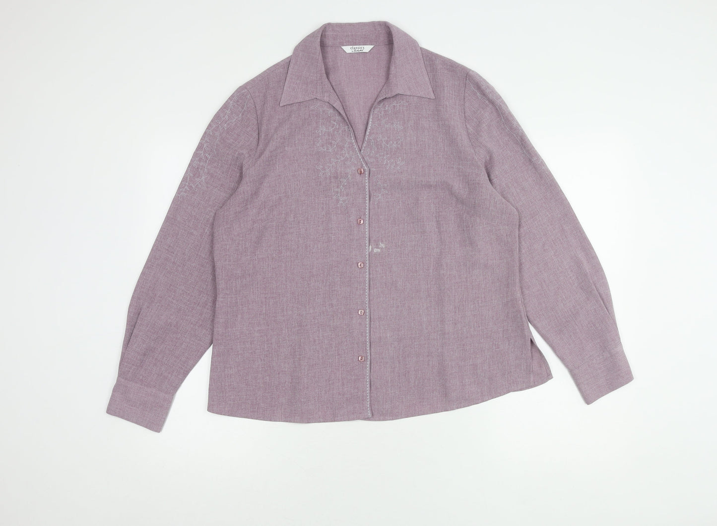 Womens UK Size 16 Berketex Purple  Blouse