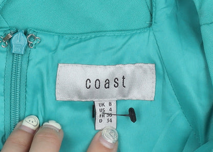Coast Green Sleeveless Women's Dress Size 8