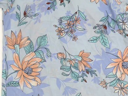 Bonmarché Women's Blue Floral Blouse Size 10