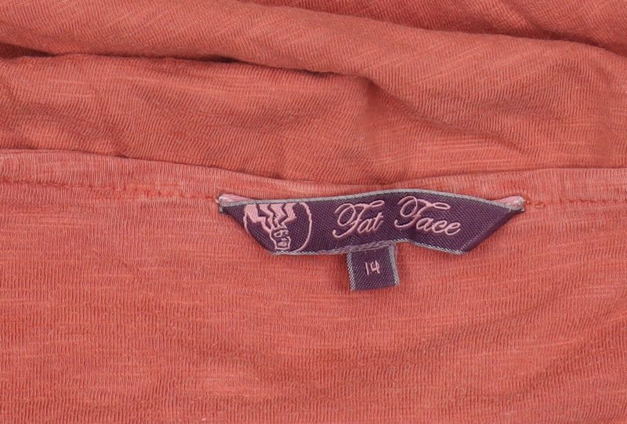 Womens UK Size 14 Fat Face Red Camisole Tank