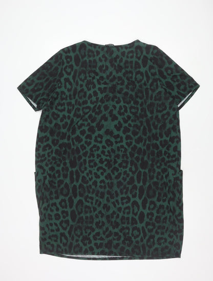 Roman Women's Green Animal Print Dress Size 20