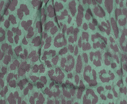 Roman Women's Green Animal Print Dress Size 20