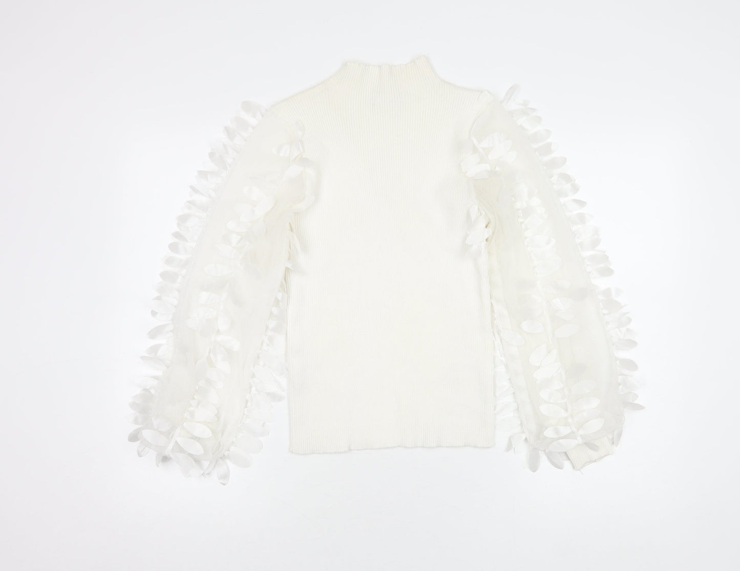 Womens UK Size S FLAMANT ROSE Ivory Basic Blouse