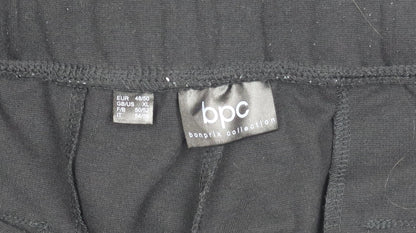 Womens UK Size XL bonprix Relaxed Fit  Black Trousers