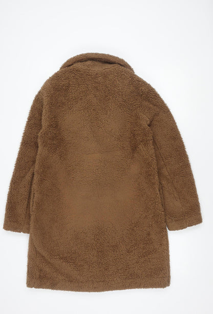 Unisex Adults UK Size S Uniqlo Brown Overcoat