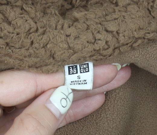 Unisex Adults UK Size S Uniqlo Brown Overcoat
