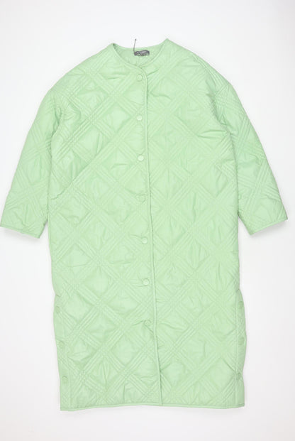 Principles Women's Green Quilted Jacket Size 12