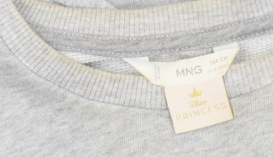 Disney Girls Grey Beauty and the Beast Sweatshirt 13-14 Years