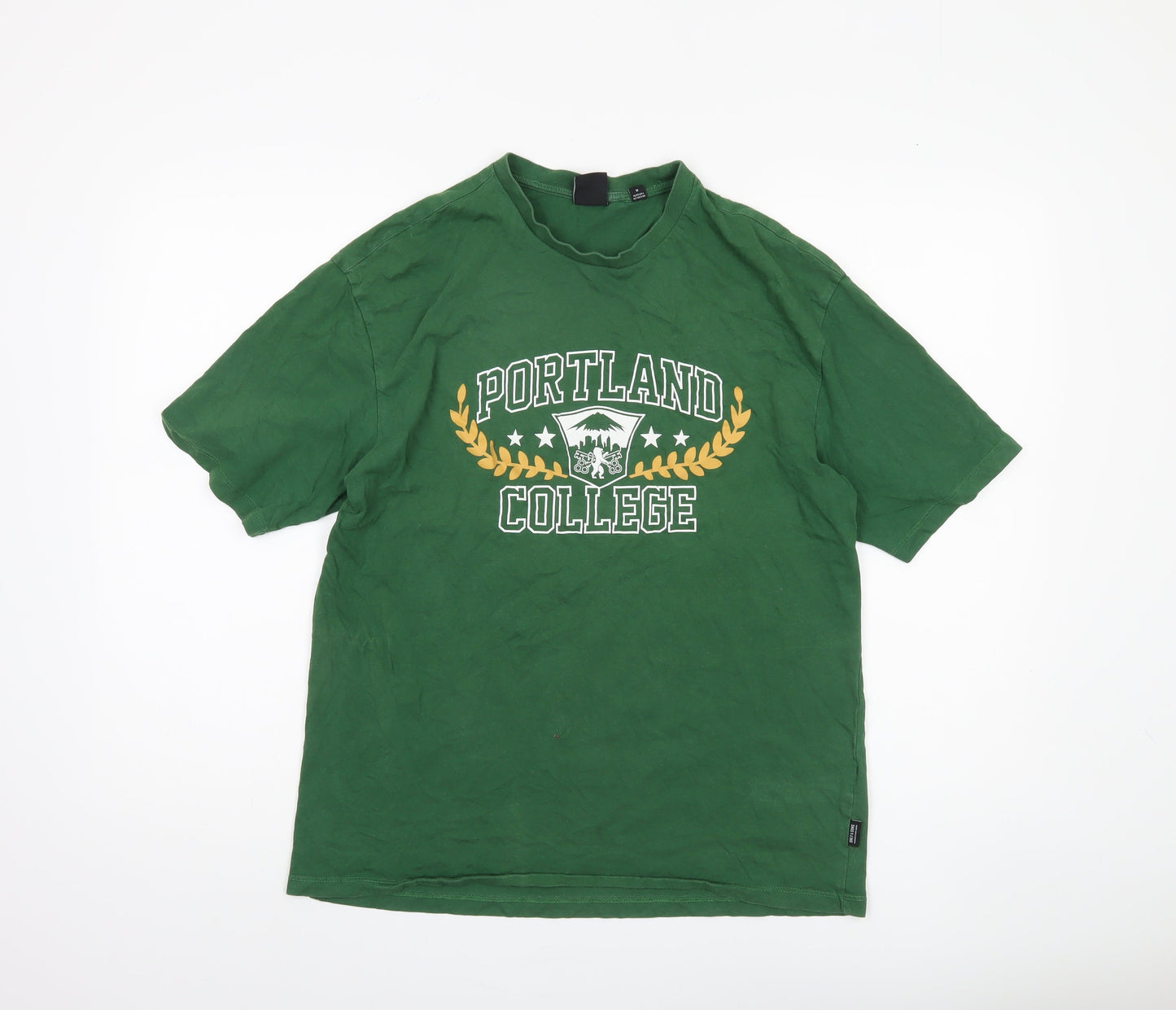 Only & Sons Green College Graphic T-Shirt Men's M