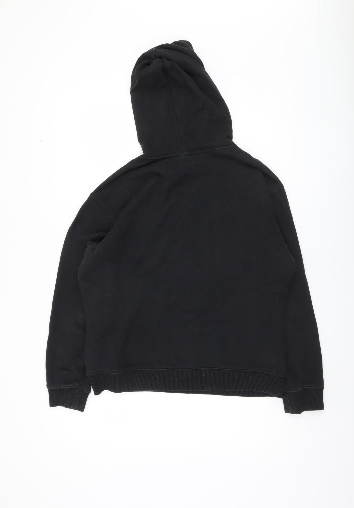 Adidas Women's Black Pullover Hoodie, Size 14, Cotton