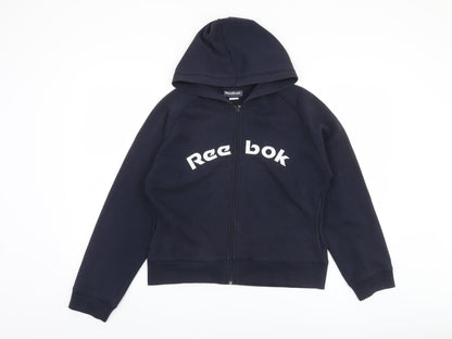 Reebok Women's Blue Full Zip Hoodie Size 12