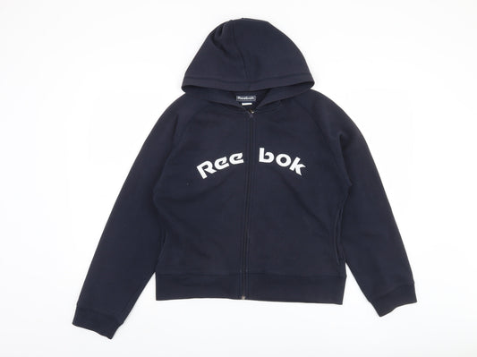 Reebok Women's Blue Full Zip Hoodie Size 12