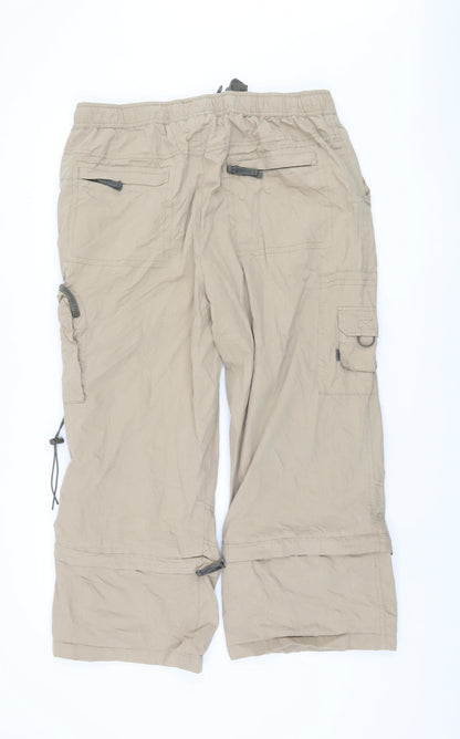 SE Active Men's Beige Cargo Trousers XL