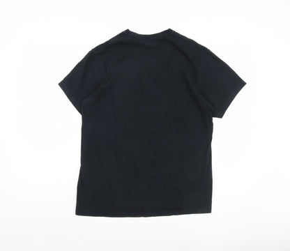 Starworld Men's Black S Graphic Print T-Shirt