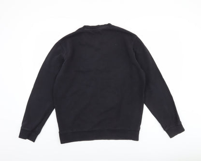 Unisex Adults UK Size M Champion Black Pullover Sweatshirt