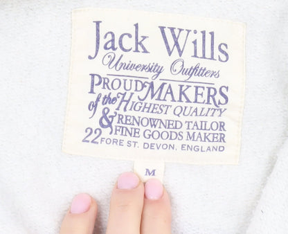 Mens UK Size M Jack Wills Grey Full Zip Hoodie