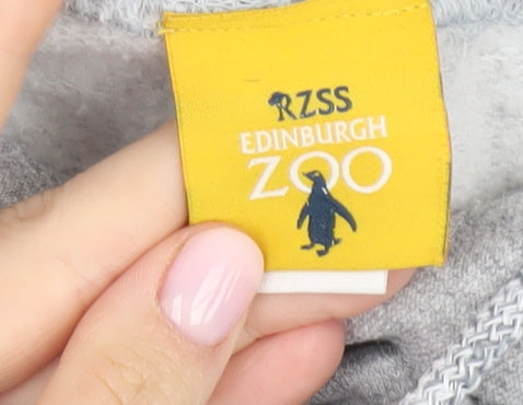 Edinburgh Zoo XL Grey Hoodie Unisex Animal Graphic
