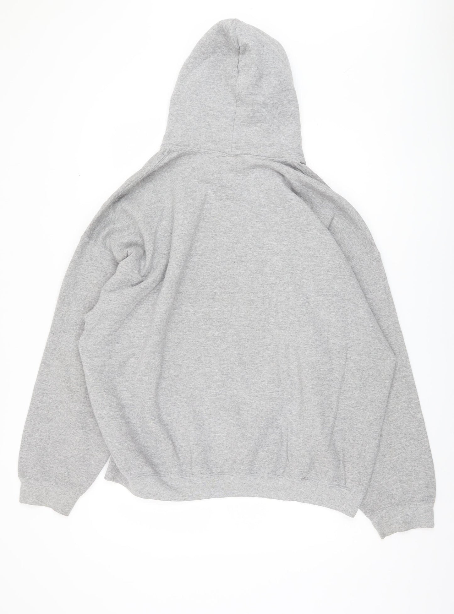 Mens UK Size 2XL Gildan Grey Pullover Hoodie