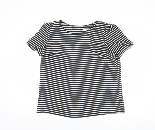 Womens UK Size 14 Oasis Black  T-Shirt