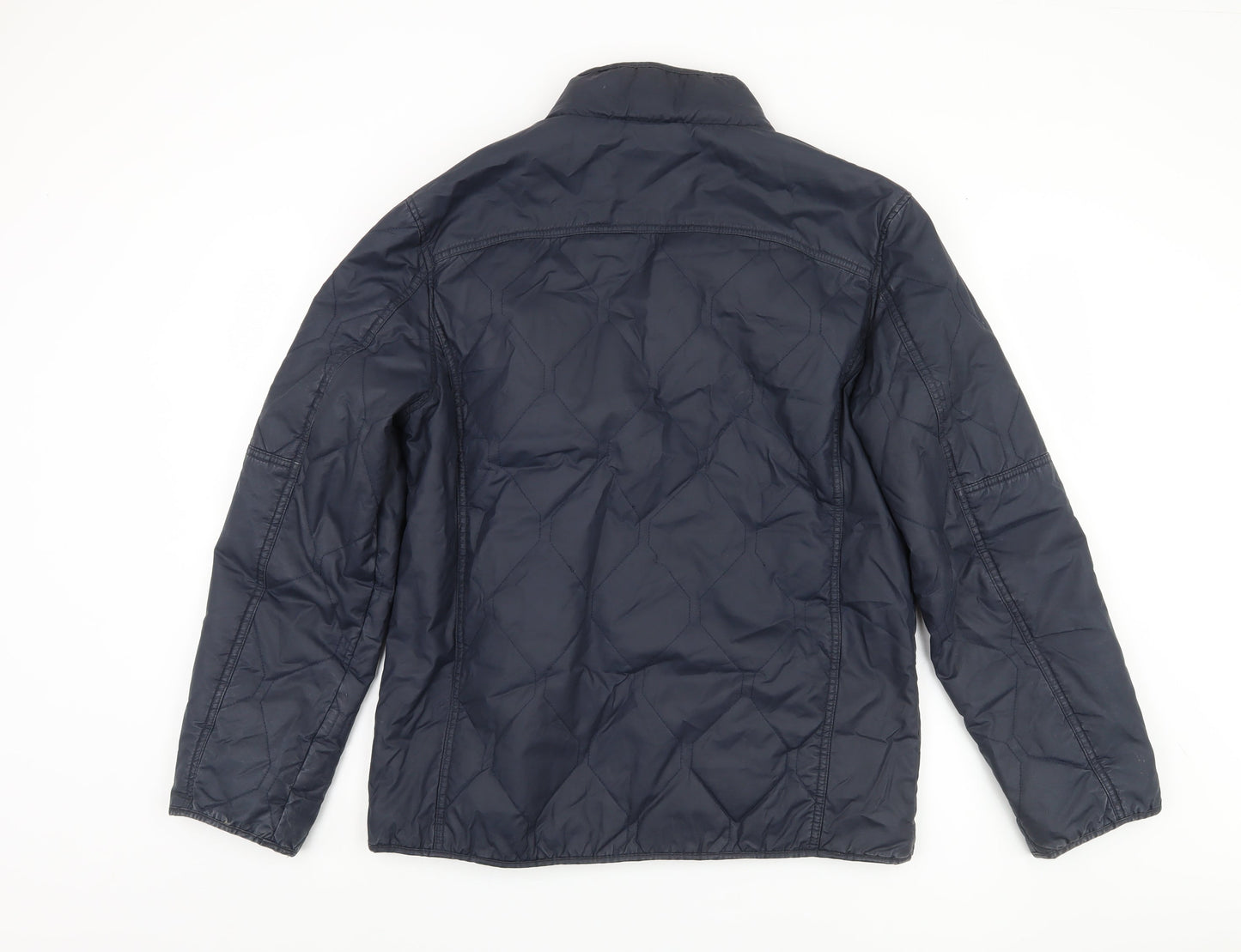 Mens UK Size M St George by Duffer Blue Quilted Coat