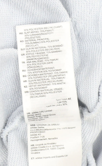 Adidas Women's XS White Full Zip Hoodie