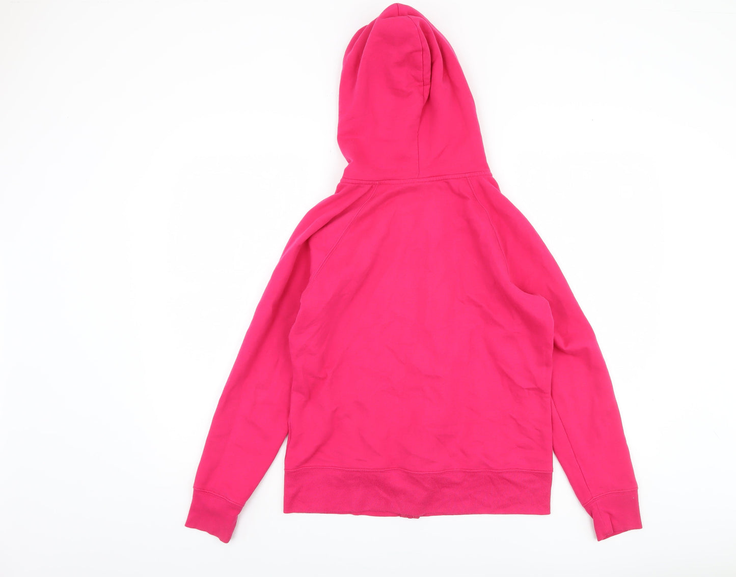 GAP Women's Pink Full Zip Hoodie M Logo Casual