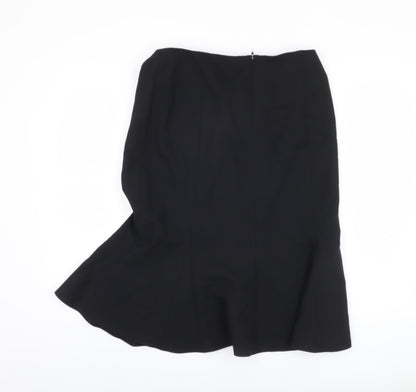 Marks and Spencer Women's Black Polyester Skirt, UK 14