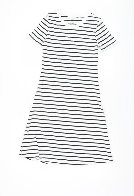 H&M Girls' Striped T-Shirt Dress, Size 14 Years, Casual Comfort