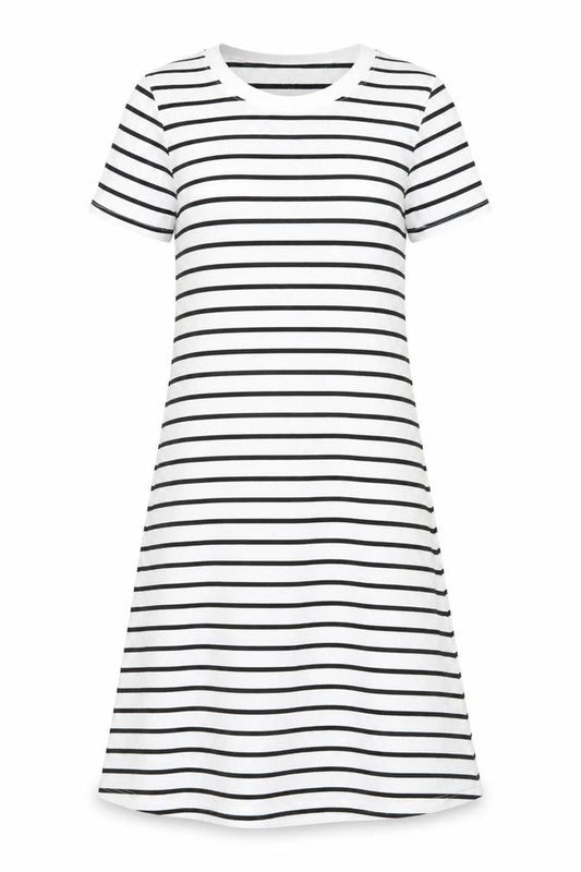 H&M Girls' Striped T-Shirt Dress, Size 14 Years, Casual Comfort