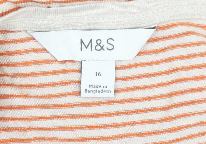 Womens UK Size 16 Marks and Spencer Multicoloured  T-Shirt