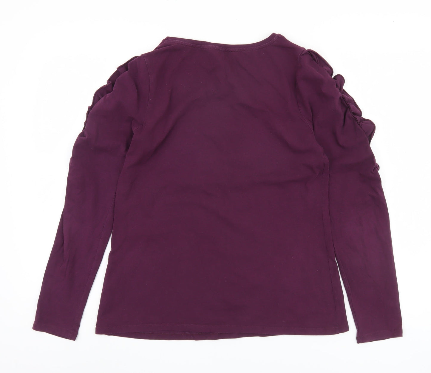 Womens UK Size 12 Dorothy Perkins Purple Basic Blouse