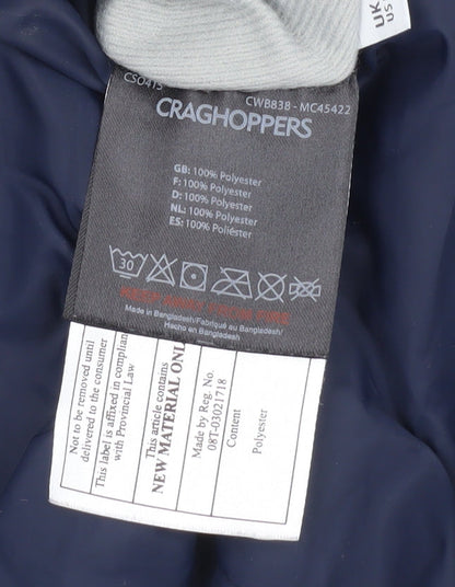 Womens UK Size 12 Craghoppers Blue Puffer Jacket