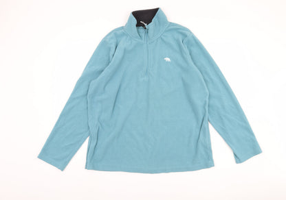 Ridge & Co. Unisex Blue Fleece Pullover Sweatshirt, Size 18