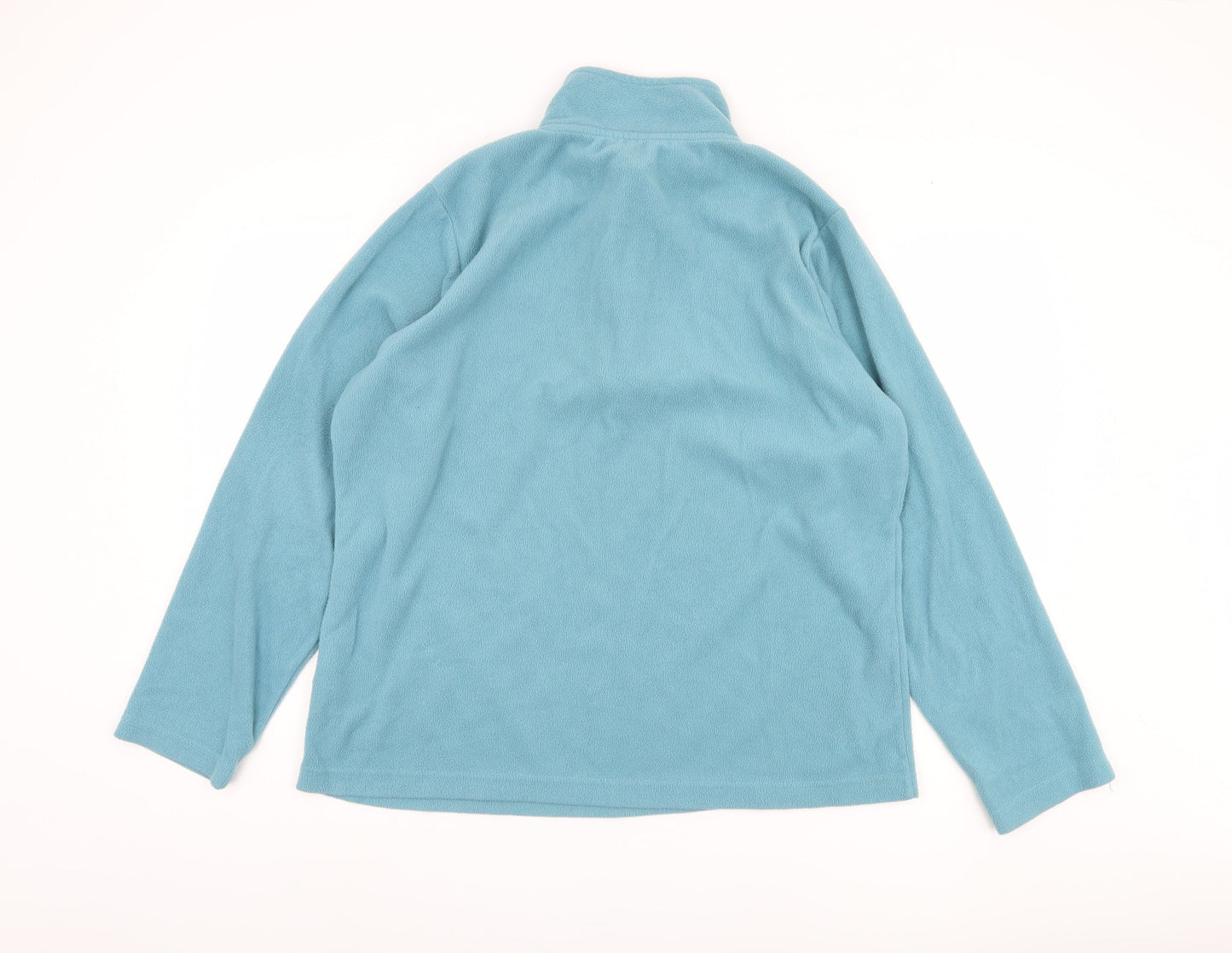 Ridge & Co. Unisex Blue Fleece Pullover Sweatshirt, Size 18