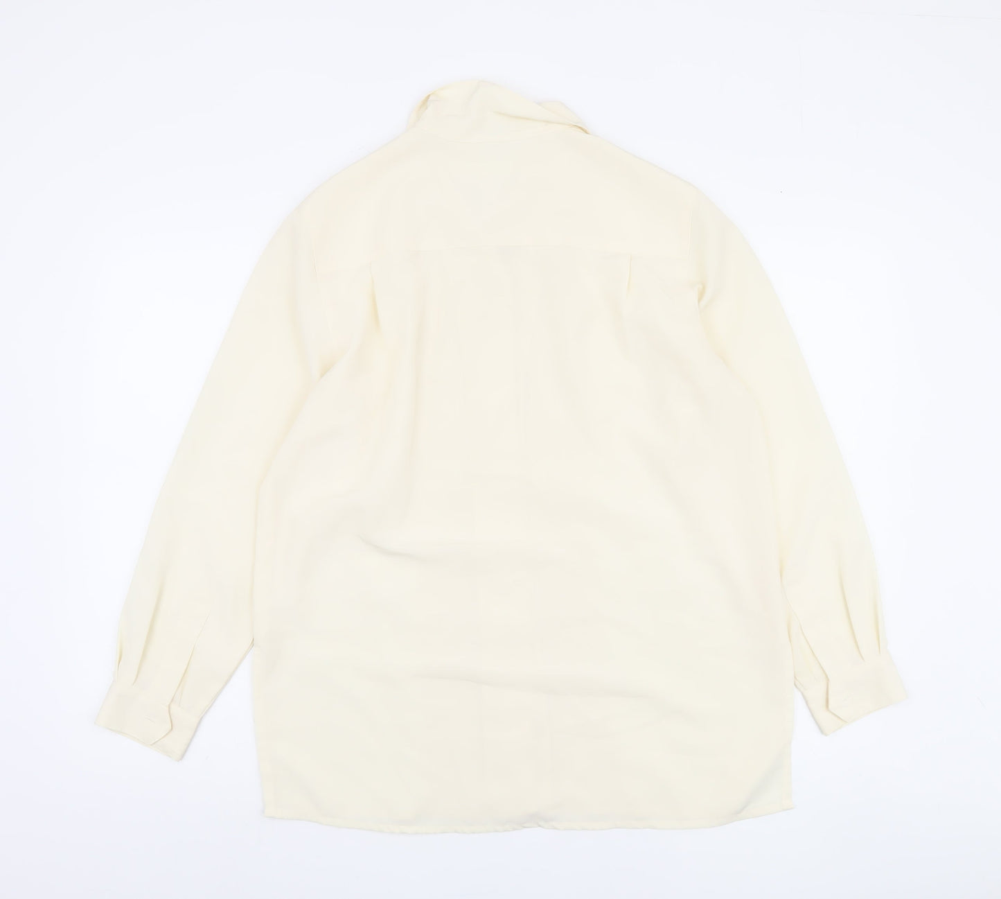 Womens UK Size 14 Classic Woman Ivory Basic Blouse