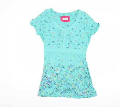 Womens UK Size 12 Marks and Spencer Green  Blouse
