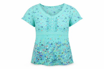 Womens UK Size 12 Marks and Spencer Green  Blouse