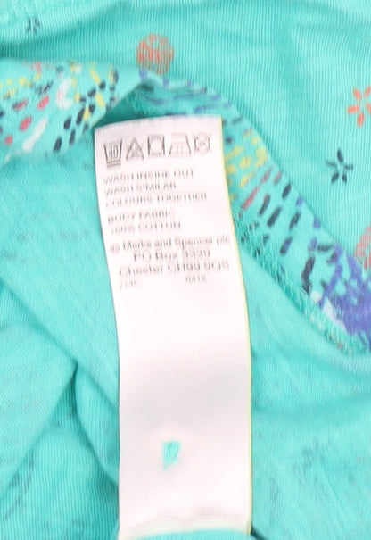 Womens UK Size 12 Marks and Spencer Green  Blouse
