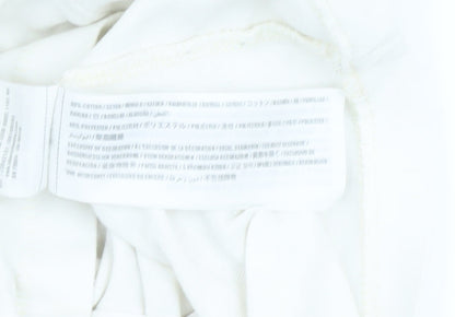 Abercrombie & Fitch Men's White Crew Neck T-Shirt, M