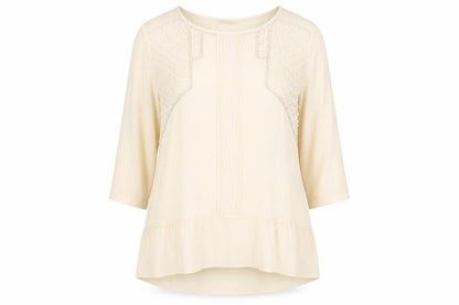 Womens UK Size 18 Marks and Spencer Ivory Basic Blouse