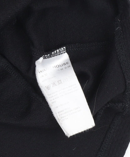 Warehouse Women’s Black Sheath Dress Size 12