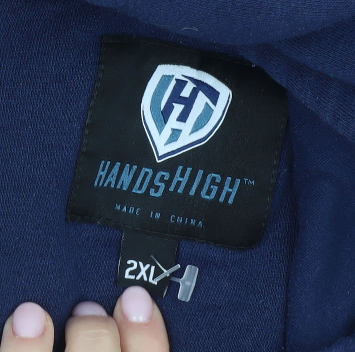 Hands High Men's 2XL Blue Pullover Hoodie