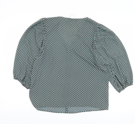 Womens UK Size 12 Marks and Spencer Multicoloured Basic Blouse